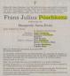 P�SCHKENS / P�SCHGENS Frans Julius